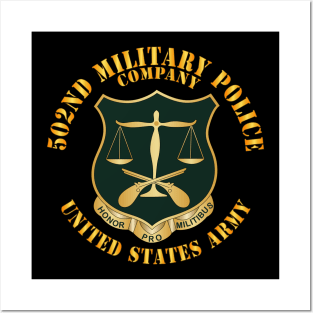 502nd Military Police Company - DUI - US Army X 300 Posters and Art